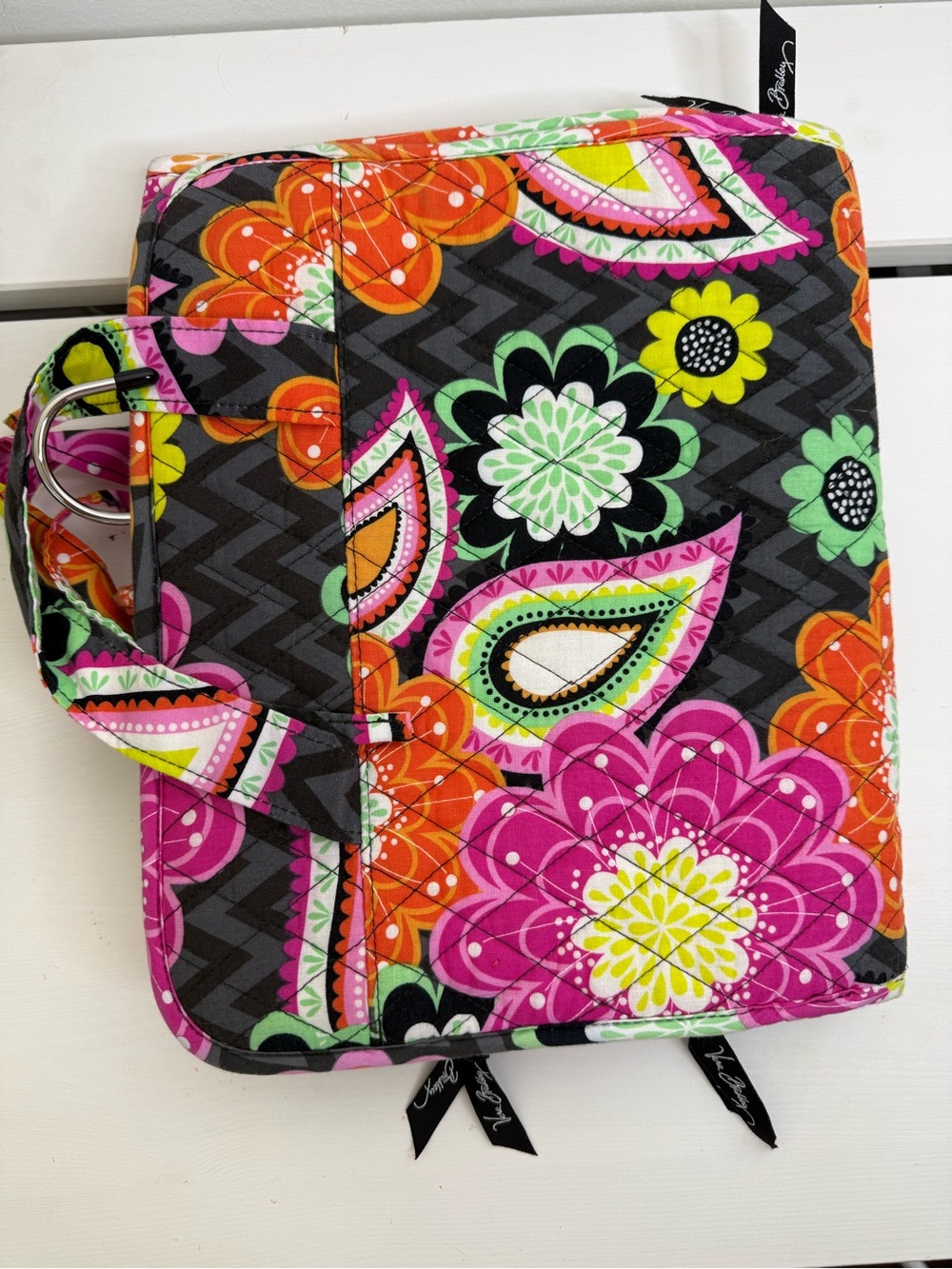 Vera Bradley Quilted Floral Paisley Organizer - Bright Multi